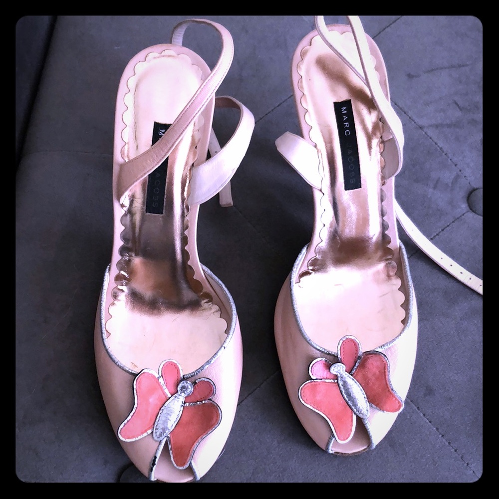 Marc Jacobs butterfly heels gorgeous sz 9.5m